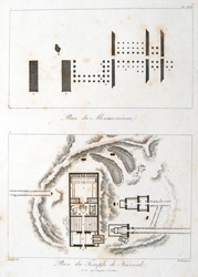 Plan du Memnonium, Plan du Temple du Karnak